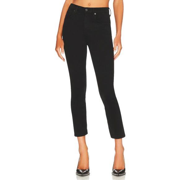 Citizens of Humanity Jolene High Rise Vintage Slim Plush Black - Picture 11 of 11